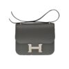 Hermes Constance Mini 18 Gris Meyer Shoulder Bag Palladium Hardware