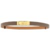 Hermes Kelly 18 Belt Etoupe Epsom Leather Gold Hardware