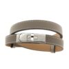 Hermes Kelly 18 Belt Etoupe Grey Epsom Leather Palladium Hardware SHW