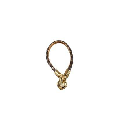 Louis Vuitton Crazy in Lock Monogram Leather Bracelet