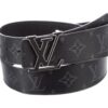 Louis Vuitton LV Initiales 40MM Reversible Mens Belt Black Monogram