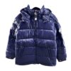 Moncler Blue Puffer Hooded Jacket Size L