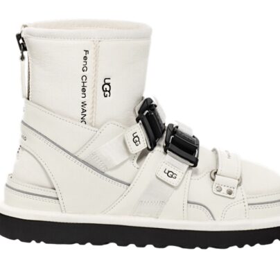 UGG Feng Chen Wang White Ankle Boots Size 40