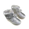 UGG Short Metallic Puffy Boots Size 39