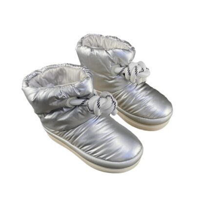 UGG Short Metallic Puffy Boots Size 39