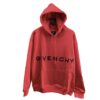 Givenchy Red Cotton Hoodie Size L