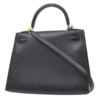 Hermes Kelly 28 Black Handbag GHW back