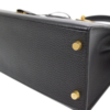 Hermes Kelly 28 Black Handbag GHW bottom