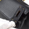 Hermes Kelly 28 Black Handbag GHW date stamp