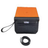 Hermes Kelly Depeches 25 Pouch Bag Black Epsom Leather SHW