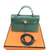 Hermes Mini Kelly 20 Green Epsom Leather bag
