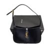 Saint Laurent Le 5 a 7 Hobo Black Smooth Calfskin Bag