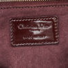 Christian Dior Lady Dior Small Burgundy Patent Leather bag with gold hardware interior