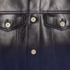Loewe Trucker Jacket in Black nappa lambskin and Suede front