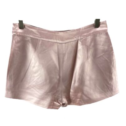 Saint Laurent Pink Satin Womens Shorts Size L