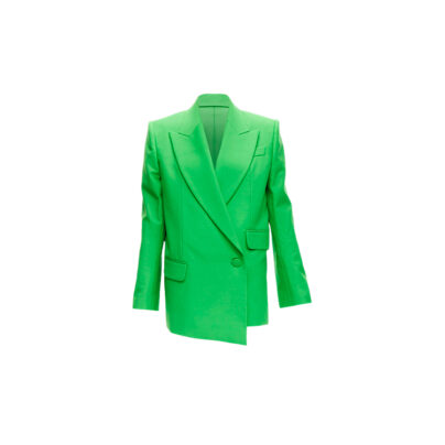 Alexander McQueen Green Wool Blazer