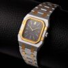 Audemars Piguet Rectangular Royal Oak Lady Quartz Wristwatch 18k yellow gold and steel