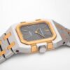 Audemars Piguet Rectangular Royal Oak Lady Quartz Wristwatch in Steel 18k yellow gold