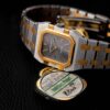 Audemars Piguet Rectangular Royal Oak Lady Quartz Wristwatch in Steel and Yellow Gold authenticity