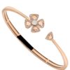 Bvlgari Fiorever Rose Gold Diamond Bracelet Size 16