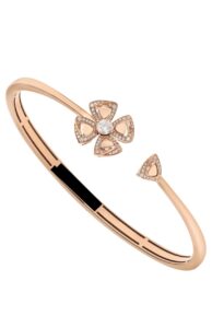 Bvlgari Fiorever Rose Gold Diamond Bracelet Size 16