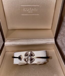 Bvlgari Fiorever Rose Gold Diamond Bracelet Size 16 with box