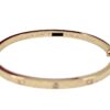 Cartier Love Bracelet 6 Diamonds and 18k Yellow Gold Size 16 Bangle
