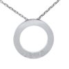 Cartier Love Necklace Diamonds 18k White Gold back