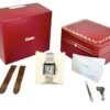 Cartier Santos Medium Stainless Steel and Gold Watch
