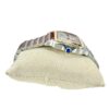 Cartier Santos Medium Stainless Steel and Gold Watch Side