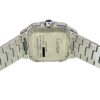Cartier Santos Medium Stainless Steel and Gold Watch back