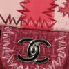 Cc closure of Chanel Classic Timeless Patchwork Pink Single Flap Bag