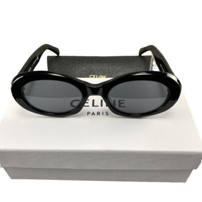 Celine Paris Black Cat eyes oval sunglasses
