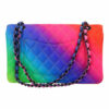 Chanel Classic Rainbow Flap Bag Cruise Collection 2023 back