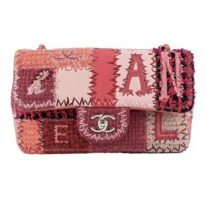Chanel Classic Timeless Patchwork Pink Single Flap Bag
