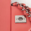 Chanel Classic Timeless Patchwork Pink Single Flap Bag Silvertone hardware