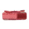Chanel Classic Timeless Patchwork Pink Single Flap Bag bottom