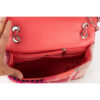 Chanel Classic Timeless Patchwork Pink Single Flap Bag interior