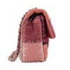 Chanel Classic Timeless Patchwork Pink Single Flap Bag side