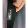Chanel Medium Boy Bag Iridescent Leather Flap tag