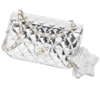Chanel Metallic Flap Shoulder Bag with Star Coin purse 2024