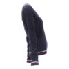 Chanel Navy Embroidered Schoolboy Badge Knit Sweater side