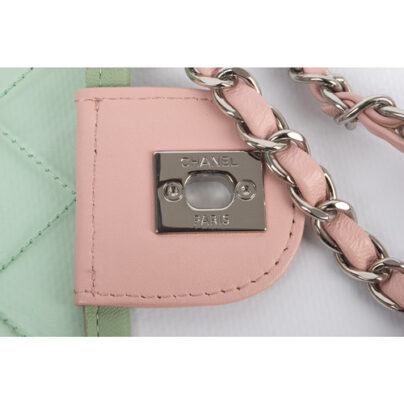 Chanel Pvc Transparent Multicolor Flap bag strap