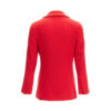 Chanel Red Wool Blazer Jacket back