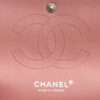 Chanel Used Double Flap Bag Pink Silvertone Hardware 2
