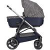 Christian Dior Baby Bassinet and Stroller Combo in Blue Beige Oblique technical canvas with sun and rain protection roof