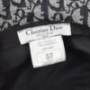 Christian Dior Black Bucket Hat Oblique Pattern tag