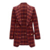 GUCCI Red GG Blazer Garden Alessandro Michele plaid blazer interior