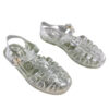 Gucci Transparent Double G Rubber Sandals Size 37
