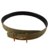 HERMES Jumbo Black Etoupe Belt Swift Epsom size 100